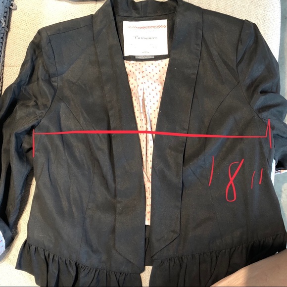 NWT Anthropologie Cartonnier Shawl Front Blazer. - Picture 6 of 7